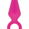 Luxe Candy Rimmer Silicone Butt Plug - Medium - Pink