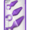 Luxe Candy Rimmer Anal Kit Silicone (3 piece kit) - Purple