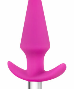 Luxe Discover Silicone Vibrator Butt Plug - Pink