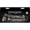 Renegade Manaconda Vibrating Realistic Dildo Penis Extender 7.2in - Clear