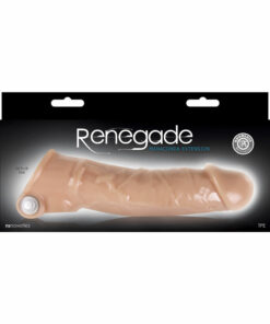 Renegade Manaconda Vibrating Realistic Dildo Penis Extender 7.2in - Vanilla