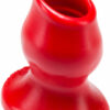 Oxballs Pig-Hole-3 Large Silicone Hollow Butt Plug - Red