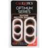 Optimum Series Silicone Erection Enhancer Cock Ring Set - White