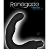 Renegade Silicone Vibrating Massager III - Black