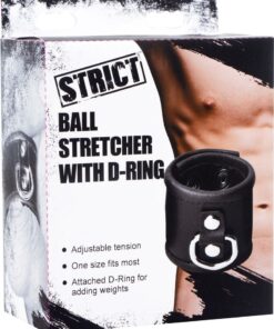 Strict Ball Stretcher with D-Ring - Black