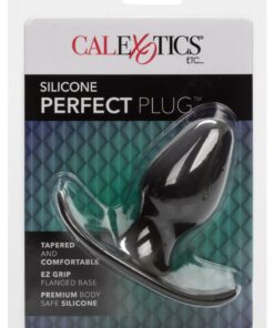 Perfect Plug Silicone Anal Plug 3.5in - Black