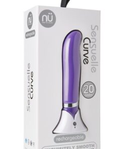 Nu Sensuelle Curve Rechargeable Silicone Vibrator - Purple