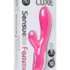 Nu Sensuelle Femme Luxe Rechargeable Silicone Rabbit Vibrator - Pink