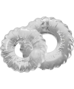 Oxballs Truckt Cock Ring (2 Pack) - Clear