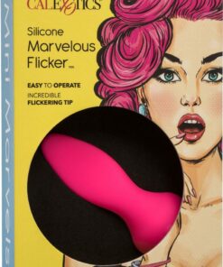 Mini Marvels Marvelous Flicker Silicone Rechargeable Massager - Pink