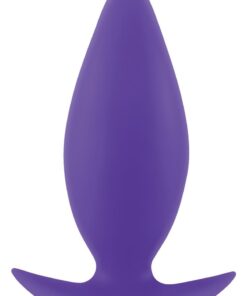 Inya Spade Silicone Butt Plug - Medium - Purple