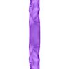 B Yours Double Dildo 14in - Purple