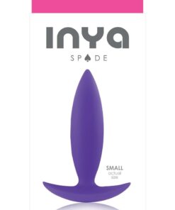 Inya Spade Silicone Butt Plug - Small - Purple