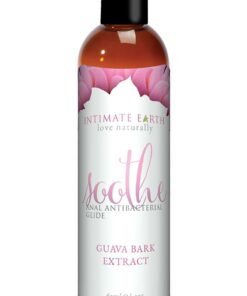 Intimate Earth Soothe Antibacterial Anal Glide Lubricant Guava Bark Extract 2oz