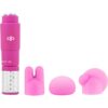 Rose Revitalize Massage Kit with Silicone Attachments - Pink