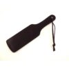 Rouge Leather Paddle with Heart - Black
