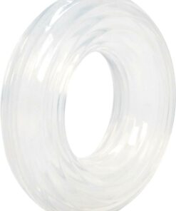 Premium Silicone Cock Ring - Large - Clear