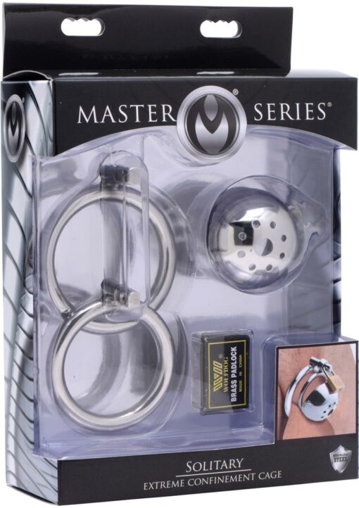 Master Series Solitary Extreme Confinement Cage - Silver