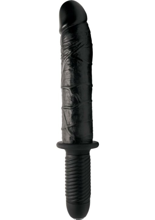 Master Series Violator XL Vibrating Dildo Thruster - Black