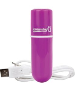 Charged Vooom Rechargeable Waterproof Bullet Vibrator - Purple