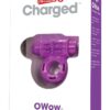 Charged OWow Rechargeable Vibrating Ring Waterproof - Purple