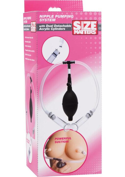 Size Matters Nipple Pumping System with Dual Cylinders