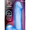 B Yours Sweet N` Hard 2 Dildo with Balls 7.75in - Blue