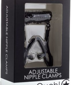 Ouch! Adjustable Nipple Clamps - Black