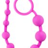 Luxe Silicone 10 Anal Beads - Pink