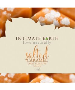 Intimate Earth Natural Flavors Glide Lubricant Salted Caramel 3ml Foil