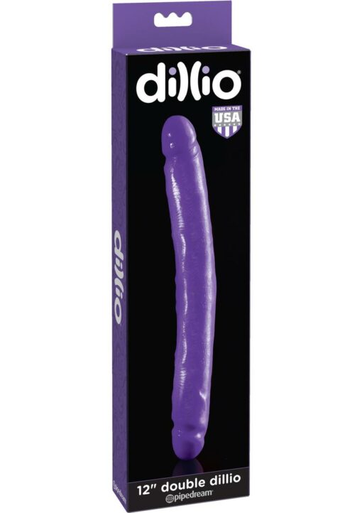Dillio Double Dillio Dong 12in - Purple