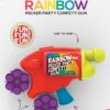 Rainbow Pecker Confetti Gun with 2 Multicolor Confetti Cartridges