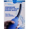 CleanStream Premium One-Way Valve Enema Douche - Blue