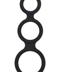 Maximizer Enhancer Silicone Cock Ring - Black