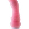 Firefly Vibrating Silicone Massager Vibrator Glow In The Dark 6in - Pink