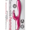 Nu Sensuelle Giselle Rechargeable Silicone G-Spot and Rabbit Vibrator - Magenta