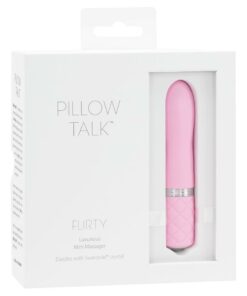 Pillow Talk Flirty Rechargeable Silicone Bullet - Pink