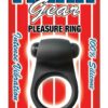 Maxx Gear Pleasure Ring Silicone Vibrating Cock Ring - Black