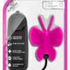 Luxe Butterfly Teaser Silicone Egg with Remote Control - Fuchsia