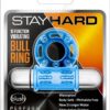 Stay Hard Vibrating Bull Ring - Blue