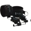 Lux Fetish Closet Cuffs Adjustable Playful Restraint System (4 piece set) - Black