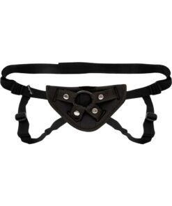 Lux Fetish Neoprene Strap-On Harness - Black