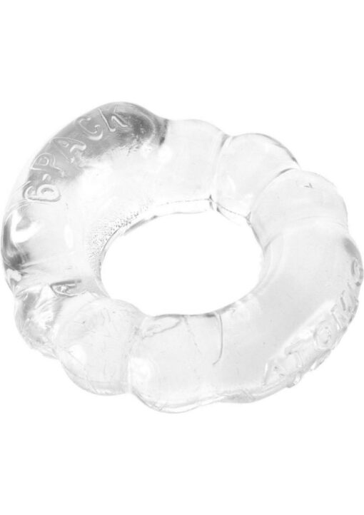 Oxballs Atomic Jock `The 6 Pack` Sport Cock Ring - Clear