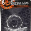 Oxballs Atomic Jock Jelly Bean Cock Ring - Clear