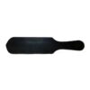 Rouge Leather Paddle with Faux Fur - Black