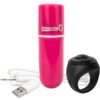 Vooom Wireless Remote Control Silicone USB Rechargeable Bullet Waterproof - Pink
