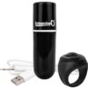 Vooom Wireless Remote Control Silicone USB Rechargeable Bullet Waterproof - Black
