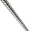 Rouge Beaded Stainless Steel Urethral Sound - Silver
