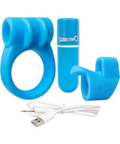 Charged Combo USB Rechargeable Silicone Kit #1 Waterproof - Blue