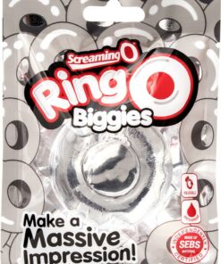RingO Biggies Cock Ring Waterproof - Clear